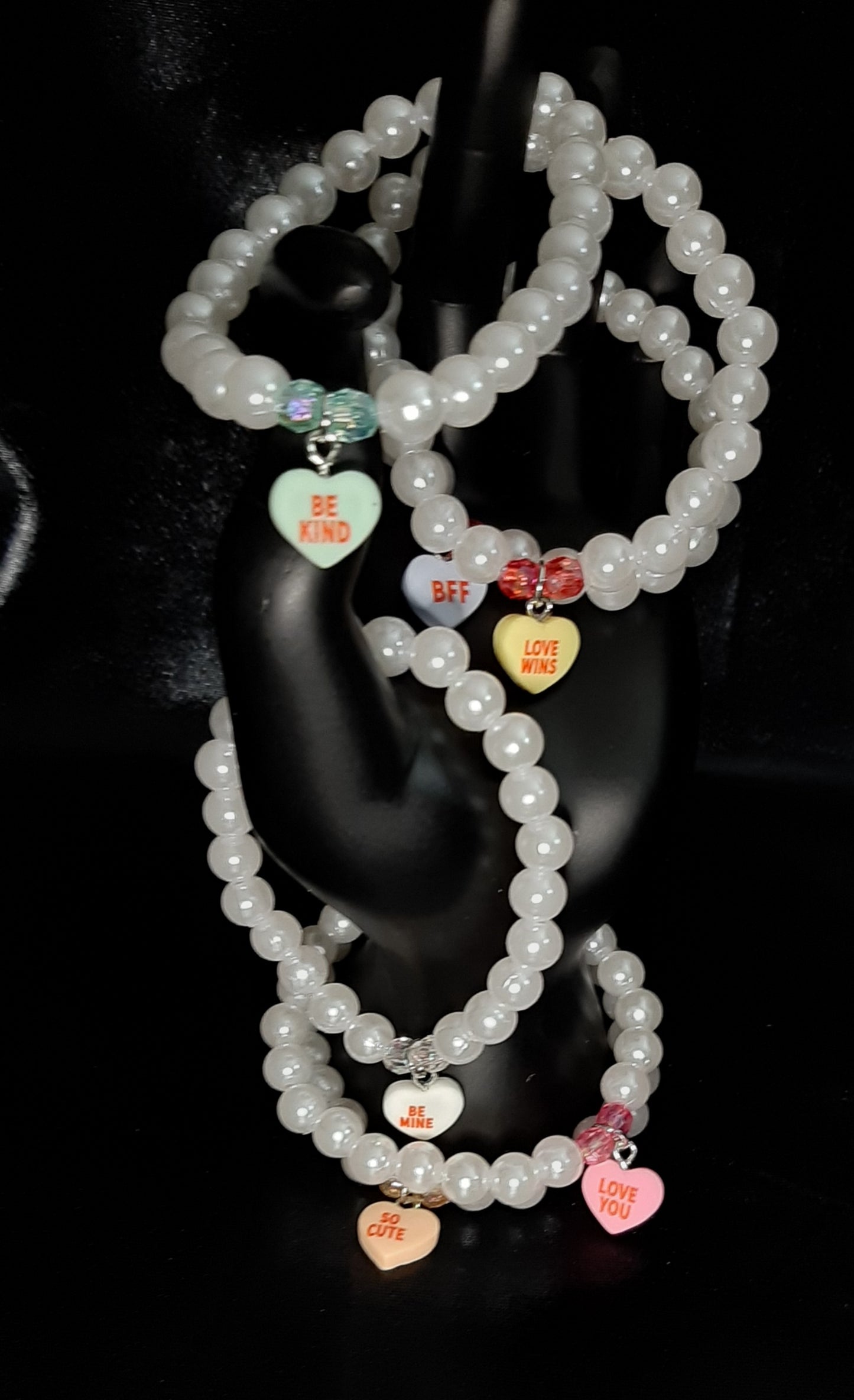 Conversation Heart Bracelet