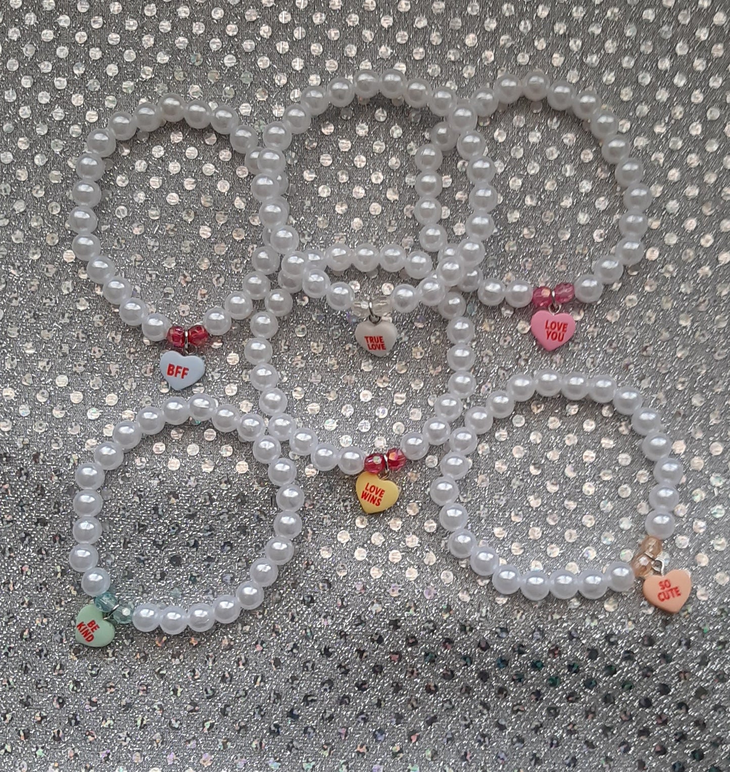 Conversation Heart Bracelet