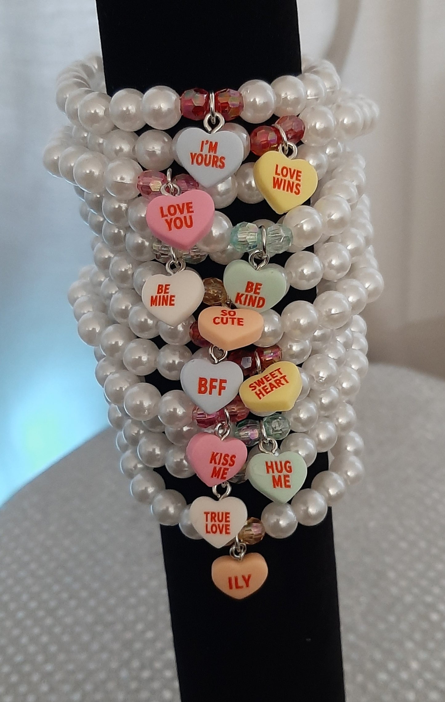 Conversation Heart Bracelet