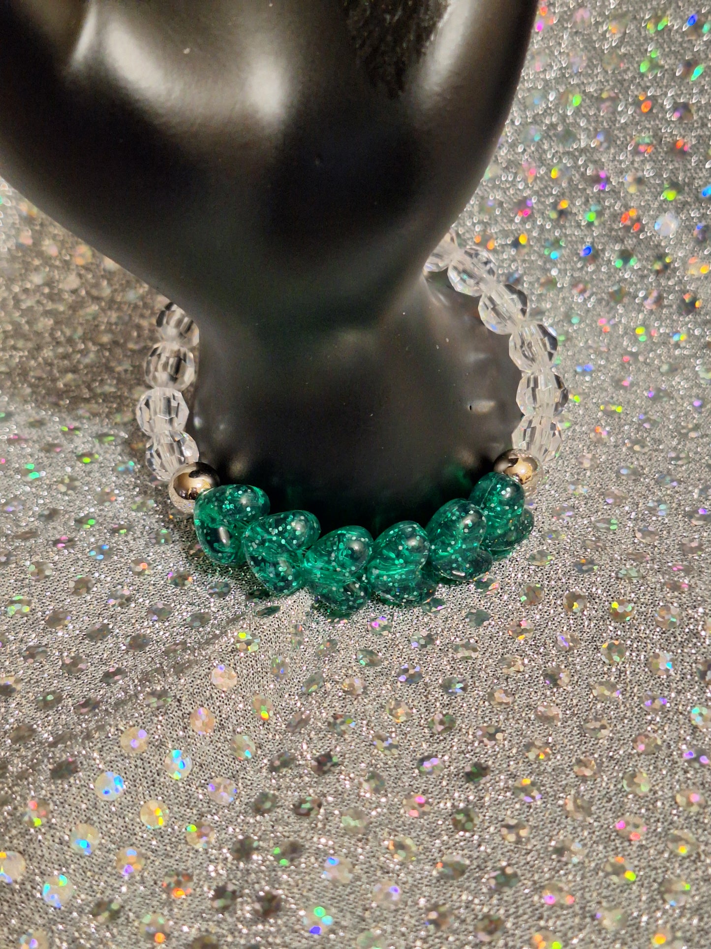 Beaded Heart Bracelet