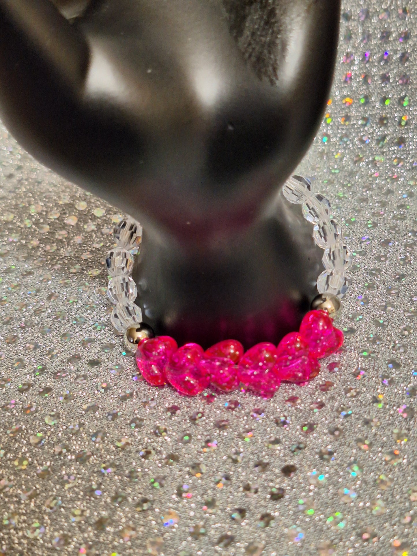 Beaded Heart Bracelet