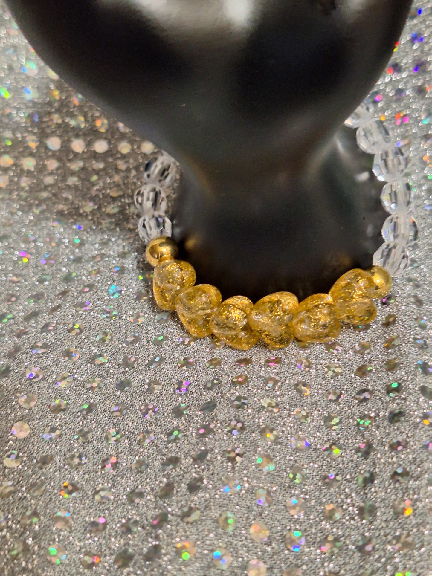 Beaded Heart Bracelet