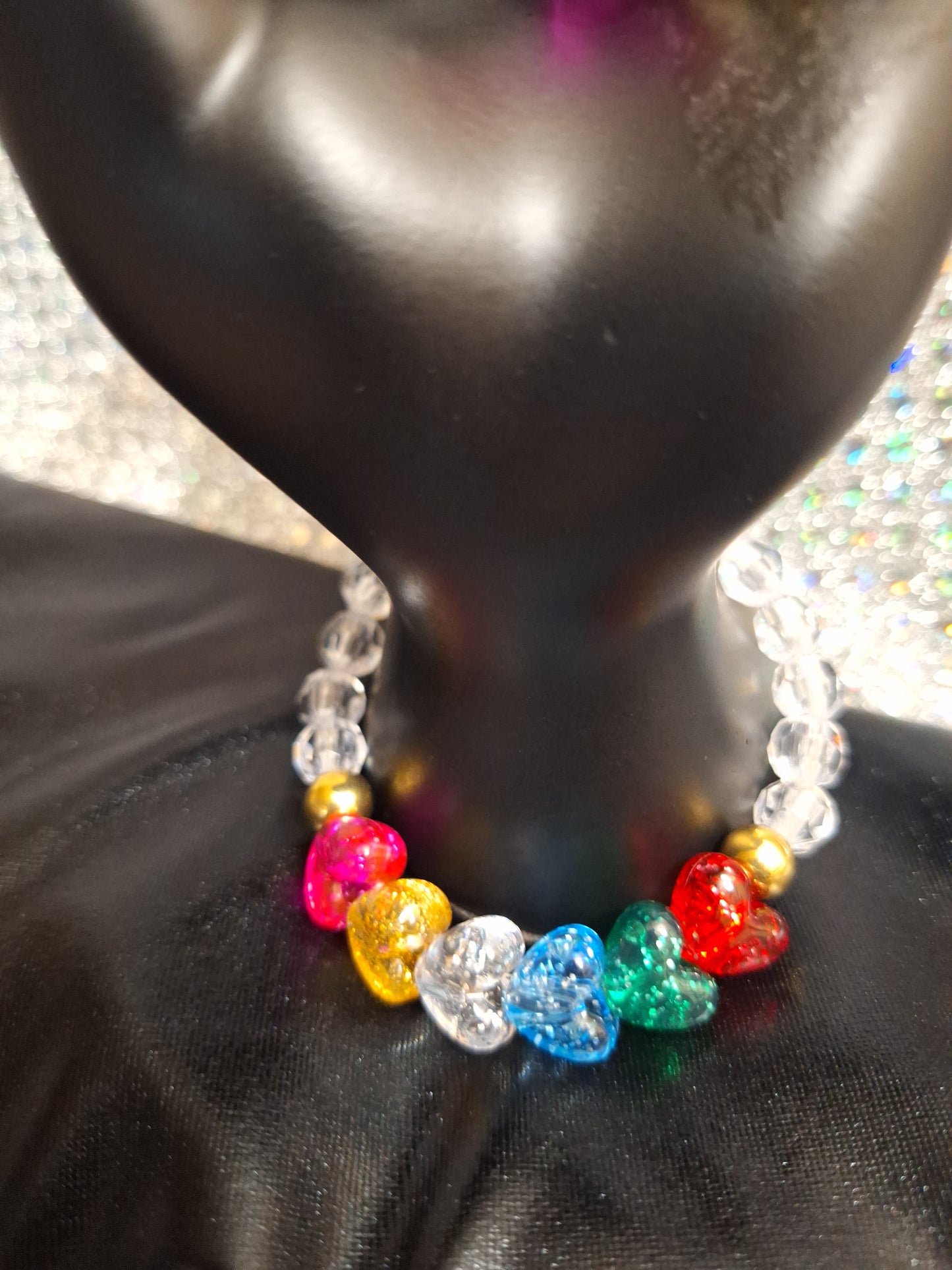 Beaded Heart Bracelet