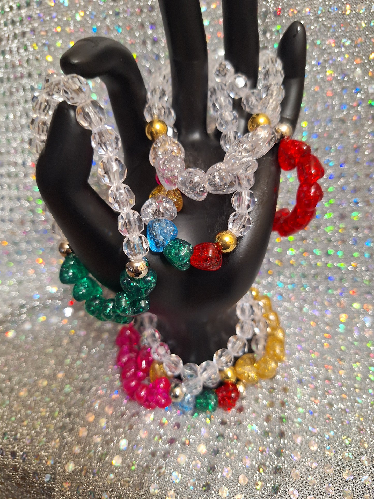 Beaded Heart Bracelet